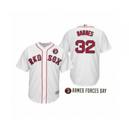 Men's Boston Red Sox 2019 Armed Forces Day #32Matt Barnes White Jersey