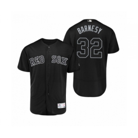 Men's Boston Red Sox #32 Matt Barnes Barnesy Black 2019 Players Weekend Authentic Jersey
