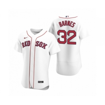 Men's Boston Red Sox #32 Matt Barnes Nike White Authentic 2020 Home Jersey