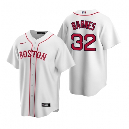 Men's Nike Boston Red Sox #32 Matt Barnes White Alternate Stitched Baseball Jersey