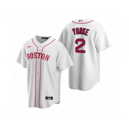 Youth Boston Red Sox #2 Nick Yorke White 2020 MLB Draft Replica Alternate Jersey